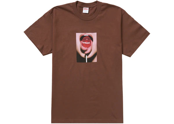 Supreme Lollipop Tee Brown