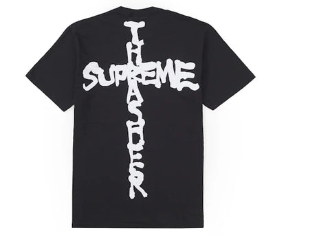 Supreme Thrasher Cross Tee Black